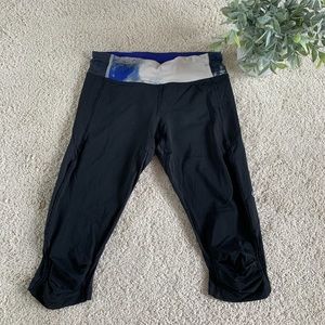 Black Cropped Lululemon leggings